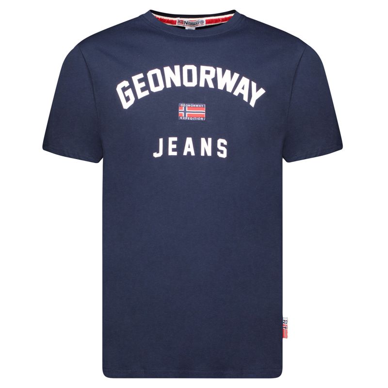 Geographical Norway Jassier T-shirt 254 M SY1361H/GN-Navy Clothing/Lifestyle/T-shirts/ Geographical Norway Your Sports Performance