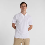 New Balance Cotton Pique Polo Shirt M MT51519WT Clothing/Lifestyle/T-shirts/New Balance New Balance
