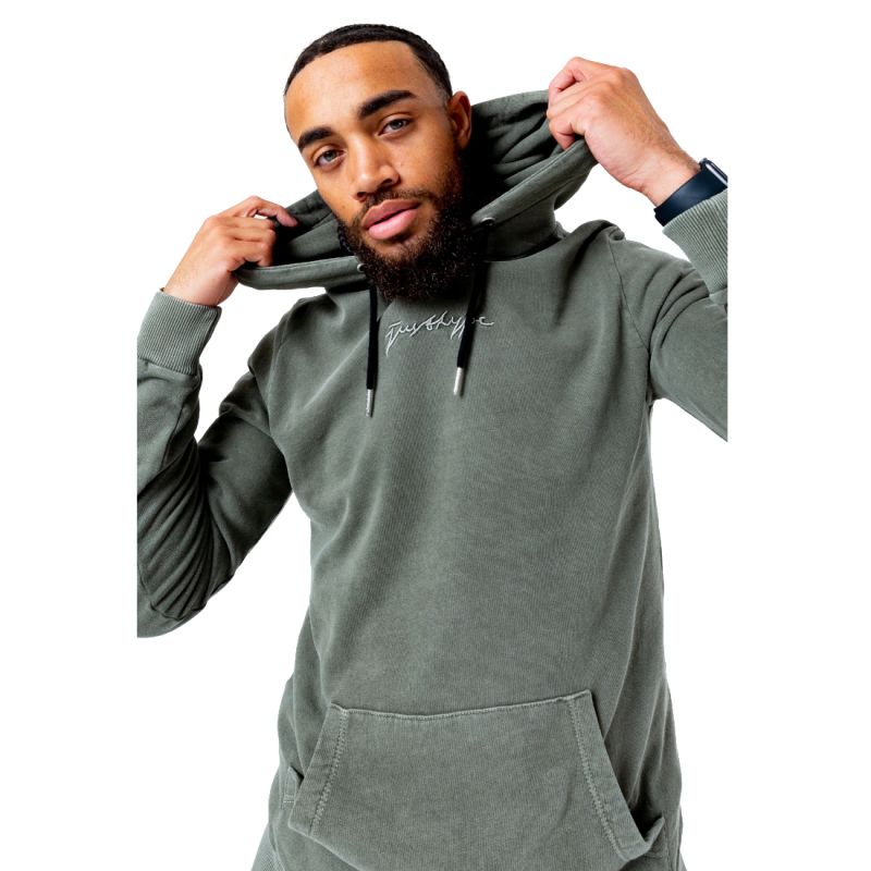 Justhype Acid Wash Hoody M TWLR-135 Clothing/Lifestyle Your Sports Performance
