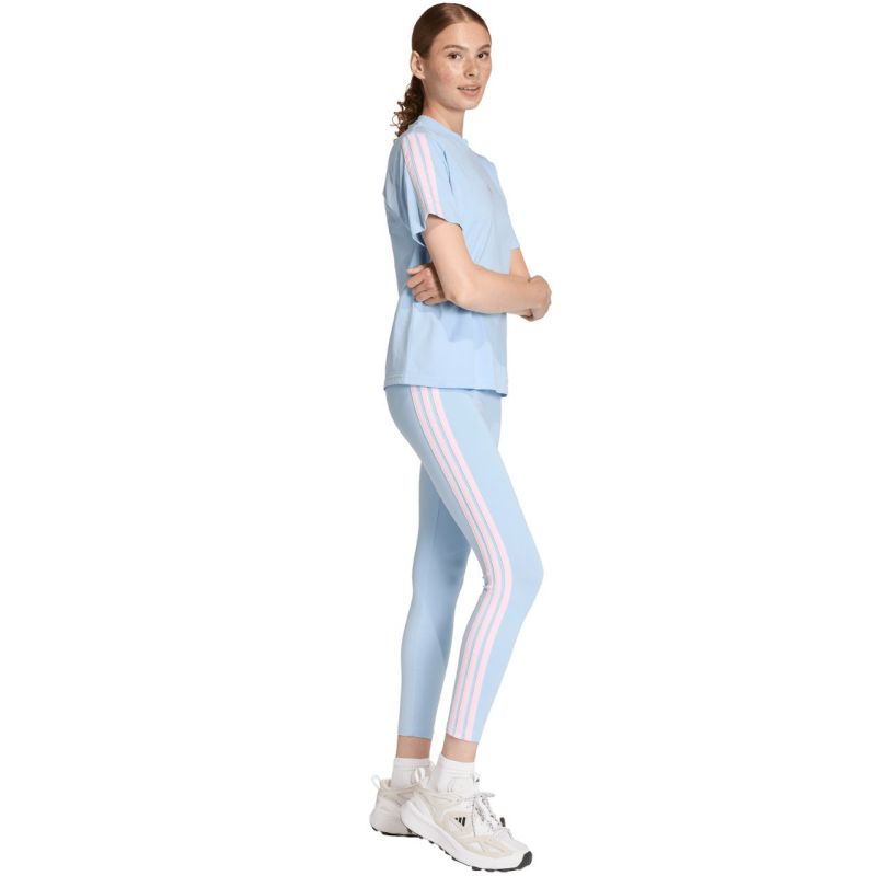 adidas Essentials 3-Stripes Cotton Women's Leggings Light Blue KD2352