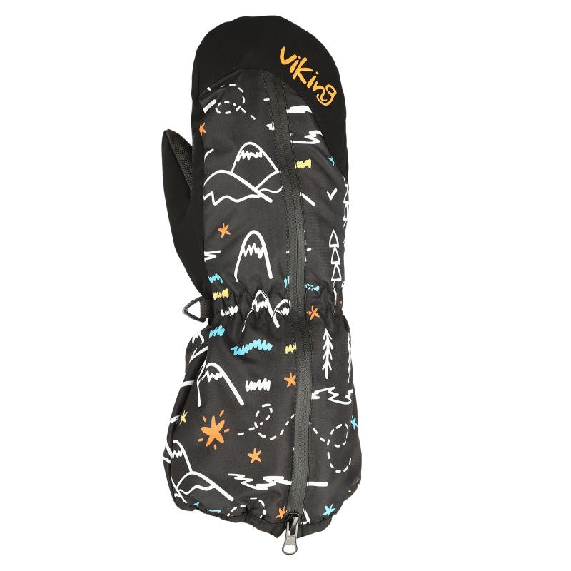 Viking Snoppy Kids winter gloves, Aqua Thermo Tex membrane, ski, black (125/23/2288/09) In preparation Your Sports Performance