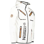 Men’s Softshell Jacket Geographical Norway RAINBOW MEN WHITE QUES 056 SIZE XL (WU1270H/GN-WHITE)