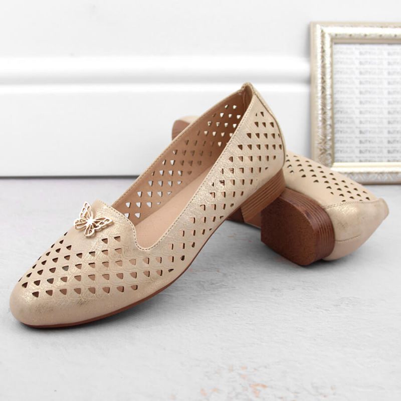 Openwork shoes M.Daszyński W SAN35 gold Footwear/Lifestyle/M.Daszyński Your Sports Performance