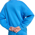 adidas Essentials Small Logo Feelcozy Women's Sweatshirt Blue KC5280