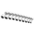 Set of chrome HMS dumbbells