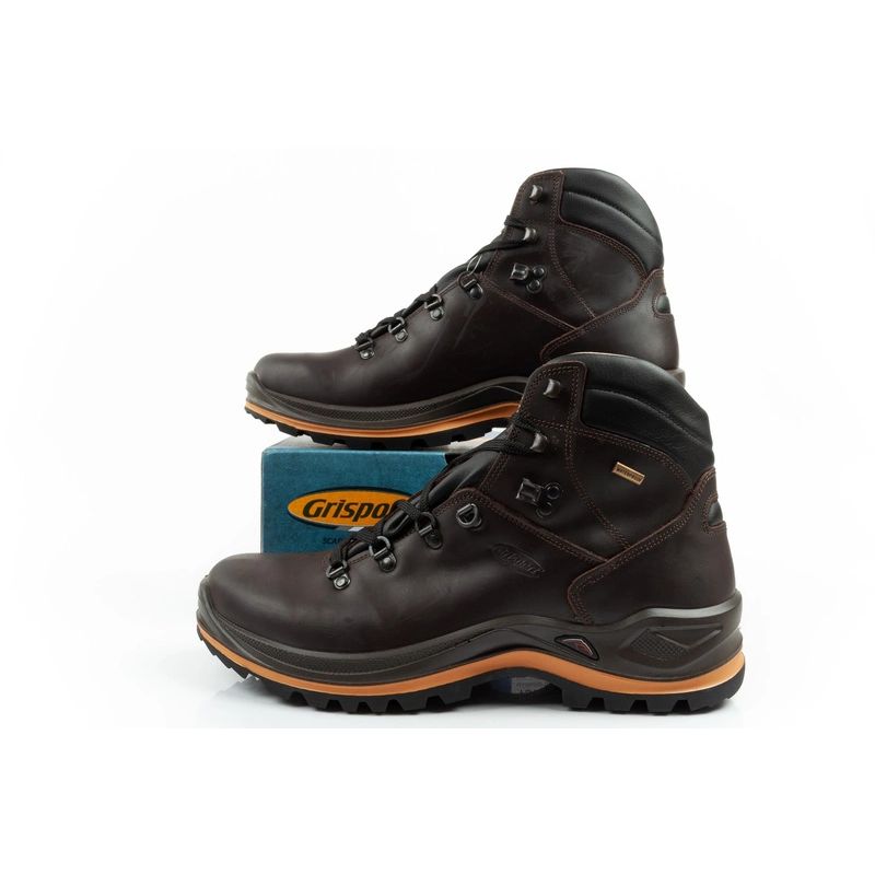 Grisport Marrone men's trekking shoes, leather, waterproof, ankle boots In preparation Your Sports Performance