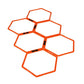 Combined coordination wheels Hexa hoops 6 pcs. Yakimasport 100268 Accessories/Training equipment Yakima