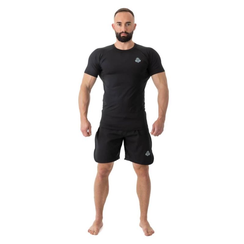 Rashguard short sleeve black BlackRS - S ODZIEŻ - Koszulki treningowe Your Sports Performance