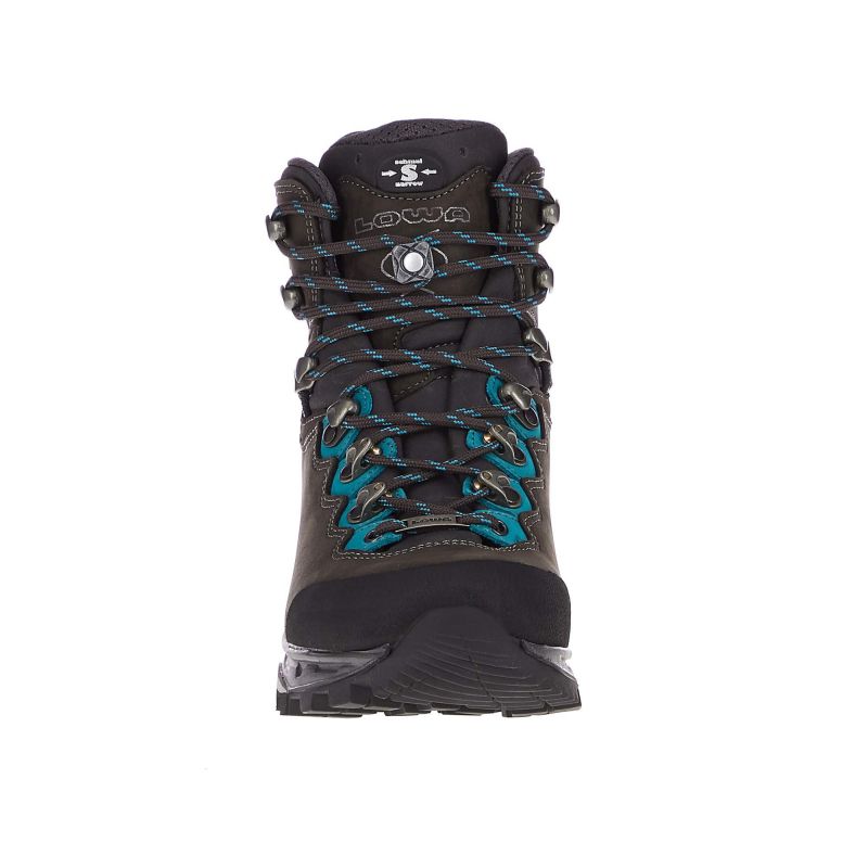 Lowa MAURIA GTX Ws Schiefer/turkis women's trekking shoes gore-tex waterproof (220645 9767) In preparation Your Sports Performance