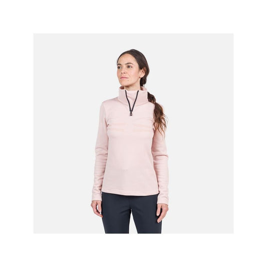 Rossignol W Resort 1/2 Zip T-Shirt Pink Import z PMSport Your Sports Performance