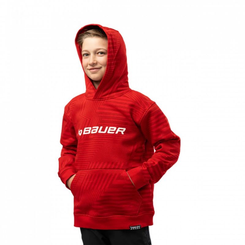 Bauer Graphic Stripe Hoody Jr 1062303 Clothing/Lifestyle/Adler Bauer