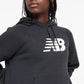 New Balance Sport Fleece Logo Hoodie W WT43524BK Clothing/Lifestyle/New Balance New Balance
