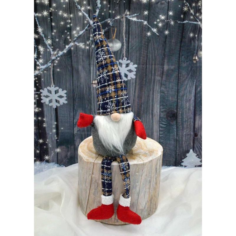 DECORATIVE ELMON 30+20CM NAVY BLUE CHECKERED Home and Garden/Equipment Your Sports Performance