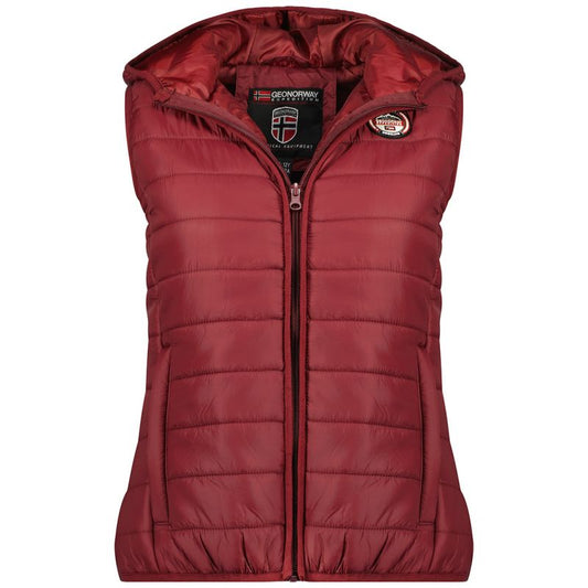 Geographical Norway Vatika Hood EO 233 Jr vest WW2008E/GNO-Burgundy Clothing/Outdoor/Geographical Norway Your Sports Performance