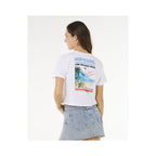 RIP CURL Hayley O Crop Tee Women's White