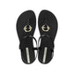 Ipanema Sandal Class women's flip-flop sandals fashionable black with gold In preparation Your Sports Performance