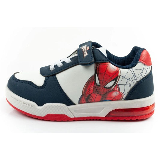 Leomil children's sports shoes Spiderman sneakers lightweight with velcro LED white Leomil