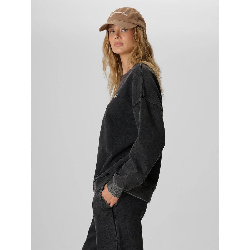 Women's loose sweatshirt with print 4F 4FKAW26TSWSF3185-20S