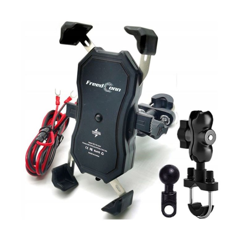 FreedConn MC1W 15W + USB Phone Holder and Wireless Charger In preparation Your Sports Performance