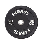 HMS BLACK BUMPER Olympic plate 20 kg BBR20 Accessories/Training equipment Your Sports Performance