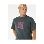 RIP CURL Raw Energy Zine Tee T-Shirt, turquoise