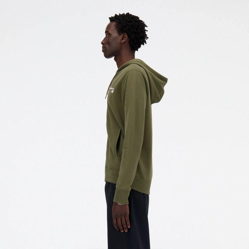 New Balance Classic Core Full Zipper Hoodie M MJ03907DMO Clothing/Outdoor New Balance