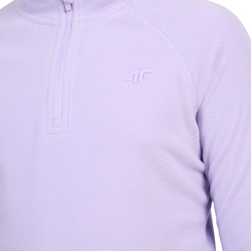 Girls’ Thermal Fleece Top 4F F089 Light Purple 4FJWAW26UFLEF089 52S