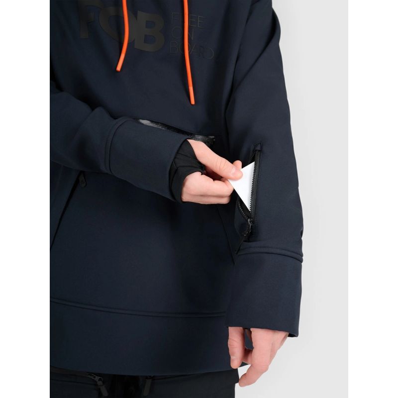 Men's 4F 4FRAW25TSOFM509-20S windproof softshell snowboard jacket with 5000 membrane *Kategoria tymczasowa Your Sports Performance