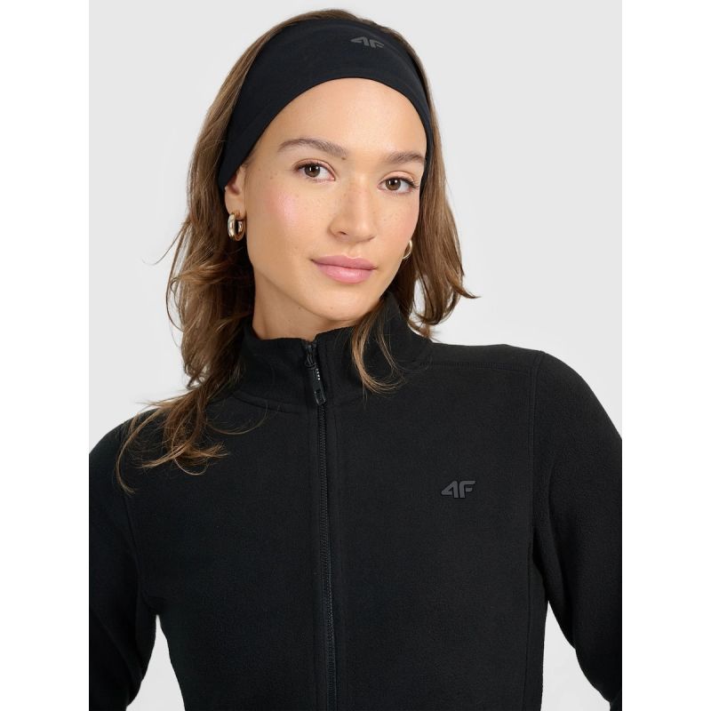 Women’s Slim-Fit Fleece Jacket with Stand-Up Collar 4F 4FRAW25TFLEF496-20S