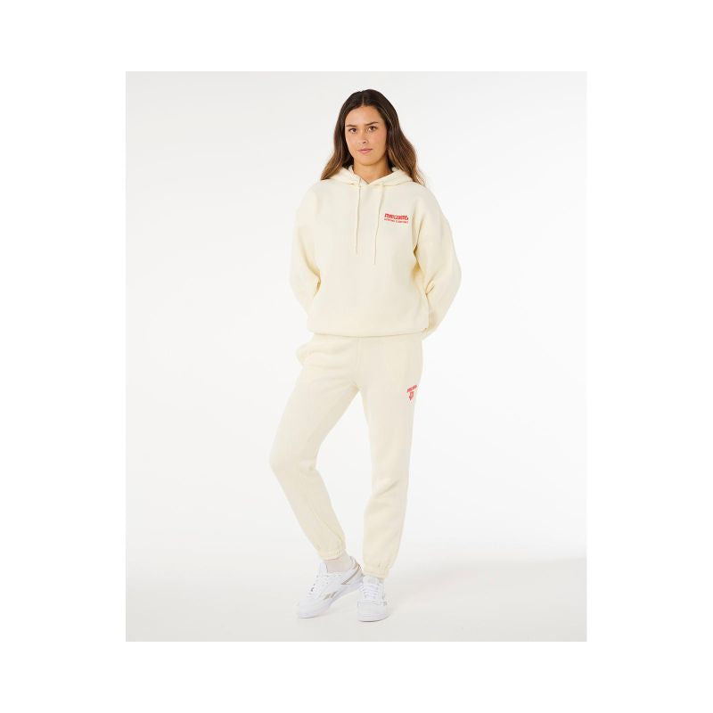 Women's RIP CURL Surf Puff Heritage Hoodie Beige