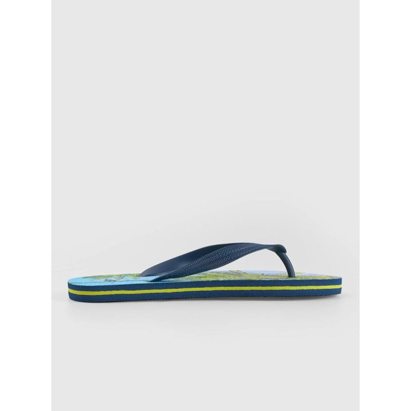Boys' flip-flops with a lightweight EVA sole 4F 4FJSS23FFLIM083-90S