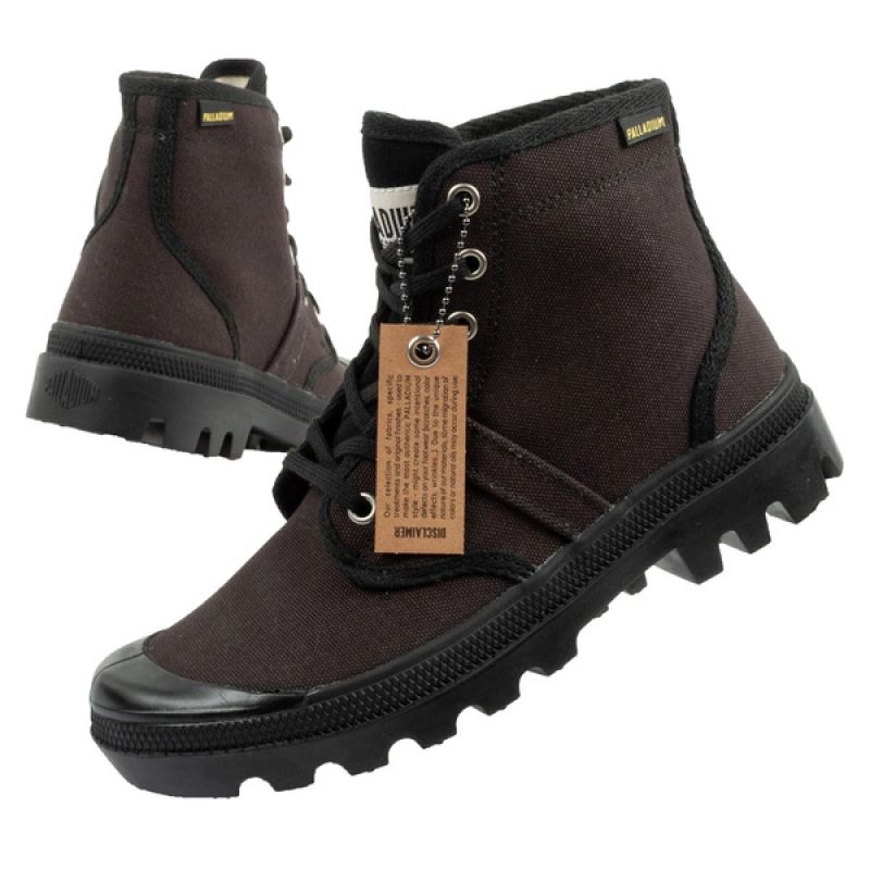 Women's sports shoes, ankle boots, Palladium Pallabrousse, black In preparation Your Sports Performance