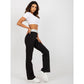 Black flared trousers without pockets (DHJ-SP-6971.33P) In preparation Your Sports Performance