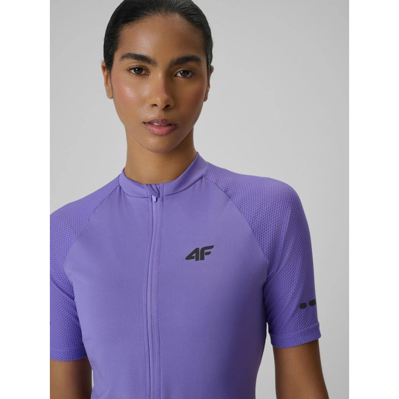 Women's cycling jersey with UPF50+ filter 4F 4FRSS26TFTSF2455-65S