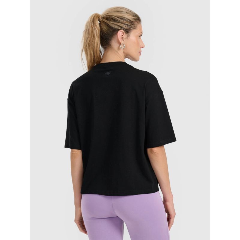 Women's oversize printed T-shirt 4F 4FRAW25TTSHF3186-20S *Kategoria tymczasowa Your Sports Performance