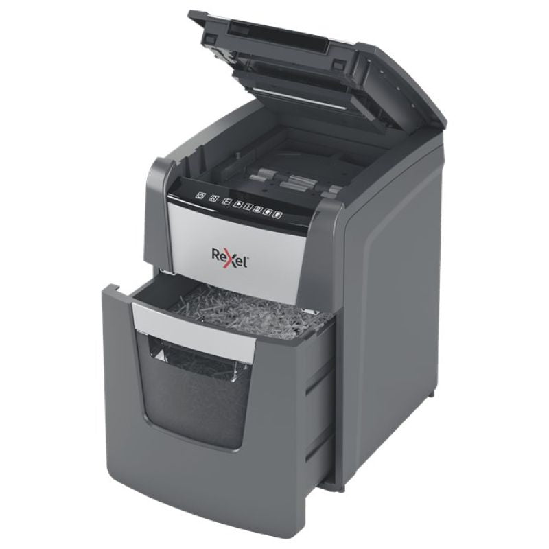 Rexel Optimum AutoFeed+ 90X Shredder, (P-4), 90 sheets, 34 l bin Urządzenia biurowe/Niszczarki Your Sports Performance