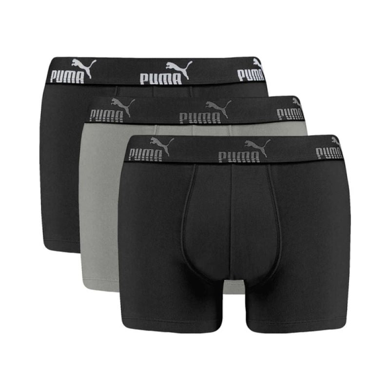 Puma men's boxer briefs 3-Pack black gray comfortable cotton Clothing Your Sports Performance