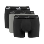 Puma men's boxer briefs 3-Pack black gray comfortable cotton Clothing Your Sports Performance