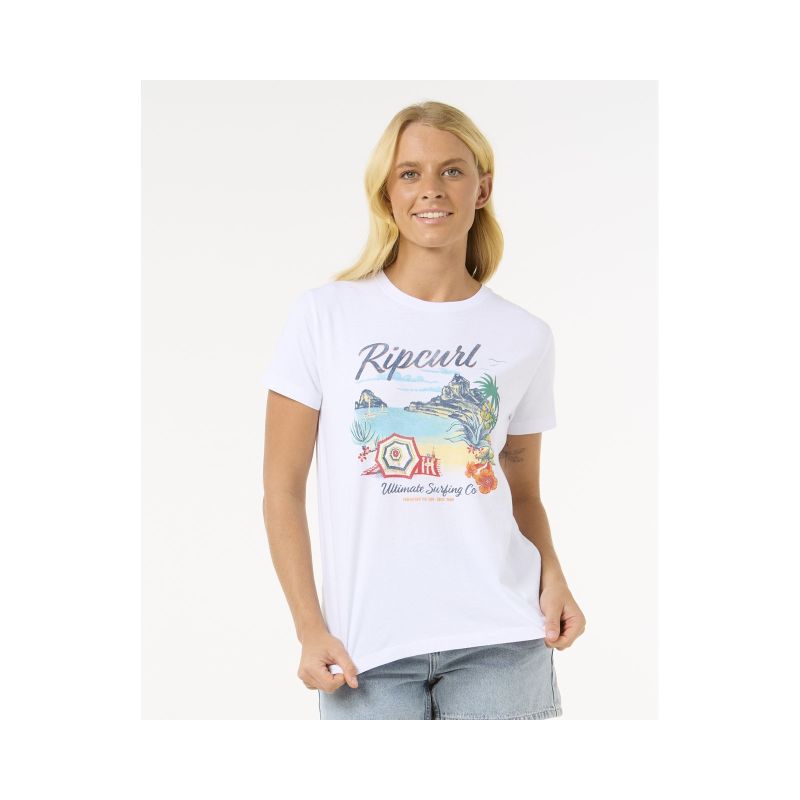 RIP CURL Crystal Standard Tee White
