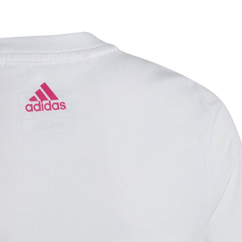 adidas Essentials Linear Logo Cotton Slim Fit Tee Jr IC3150 Clothing/Lifestyle/T-shirts Adidas