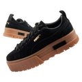 Puma Mayze women's sports shoes Sneakers platform black fashionable leather In preparation Your Sports Performance