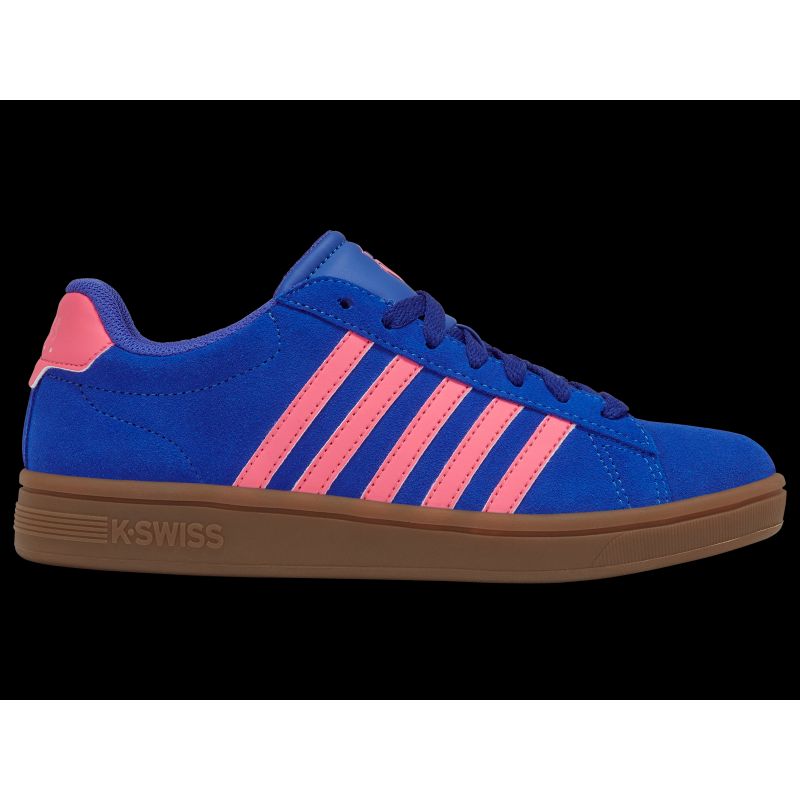 K-swiss COURT TIEBRK II SDE DAZZLING BLUE/PINK LEMONADE/GUM-M sneakers (99492-480-M) K- Swiss