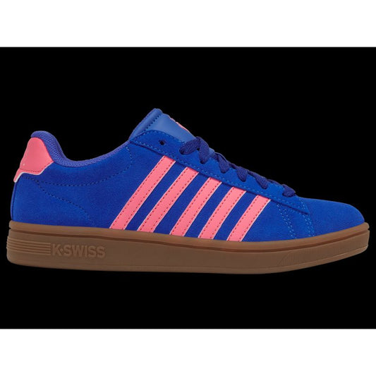 K-swiss COURT TIEBRK II SDE DAZZLING BLUE/PINK LEMONADE/GUM-M sneakers (99492-480-M) K- Swiss