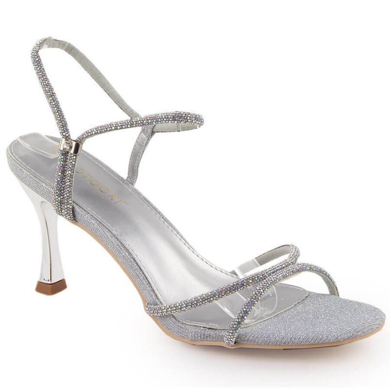 Sandals with zircons Potocki W LE20326 WOL282B Footwear/Lifestyle/Potocki Your Sports Performance