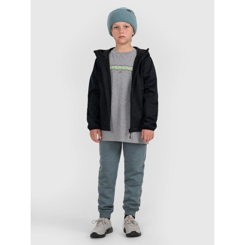 Softshell jacket, windproof membrane 5000, boys 4F 4FJRAW25TSOFM516-20S Clothing Your Sports Performance