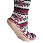 GLOVII HEATED SLIPPERS WITH SOCKS, SIZE 40-44, NORWEGIAN PATTERN, BATTERIES AND CHARGING CABLE INCLUDED, GQ5L Footwear Your Sports Performance
