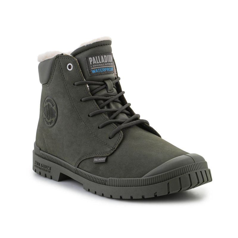 Palladium SP20 Cuff Leather Waterproof WL U 79067-325-M Olive Night shoes Footwear/Lifestyle/Palladium Your Sports Performance