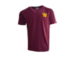 Wood Wood Ace AA T-shirt Burgundy - 10235702-2222-Burgundy Odzież/Odzież na co dzień Your Sports Performance