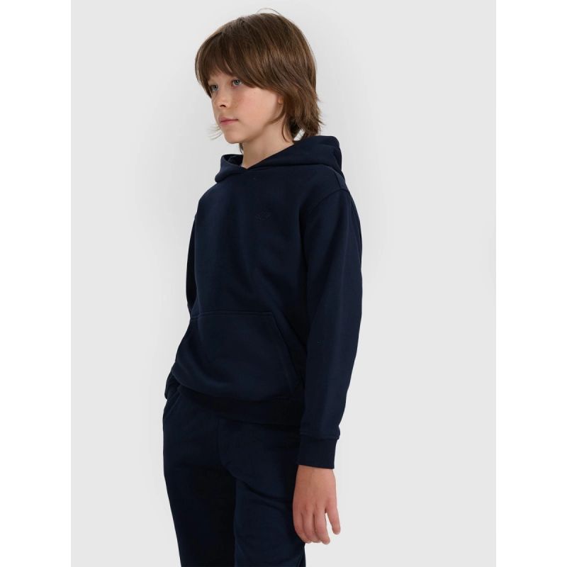 Boy's sweatshirt with hood, open, 4F 4FJWMM00TSWSM1860-31S 4f