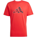 adidas Logo Graphic Men's T-Shirt Red JJ3934 adidas